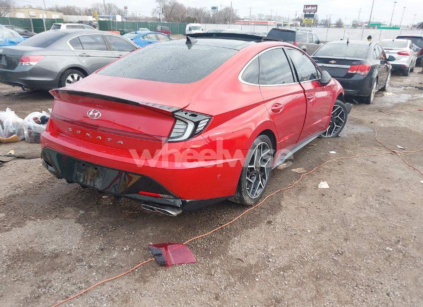 Photo 4 of 2021 Hyundai Sonata N LINE (VIN 5NPEK4JC3MH108198)