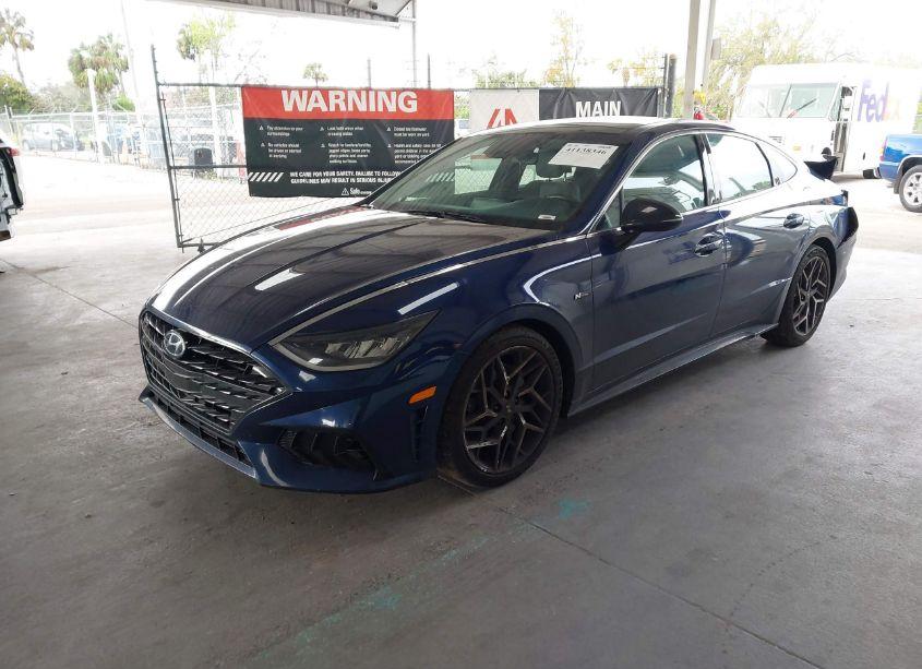 Photo 2 of 2021 Hyundai Sonata N LINE (VIN 5NPEK4JC4MH131439)