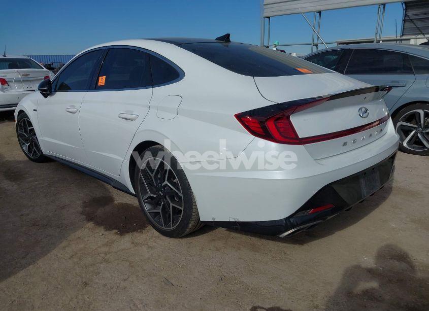 Photo 3 of 2021 Hyundai Sonata N LINE (VIN 5NPEK4JC5MH128470)
