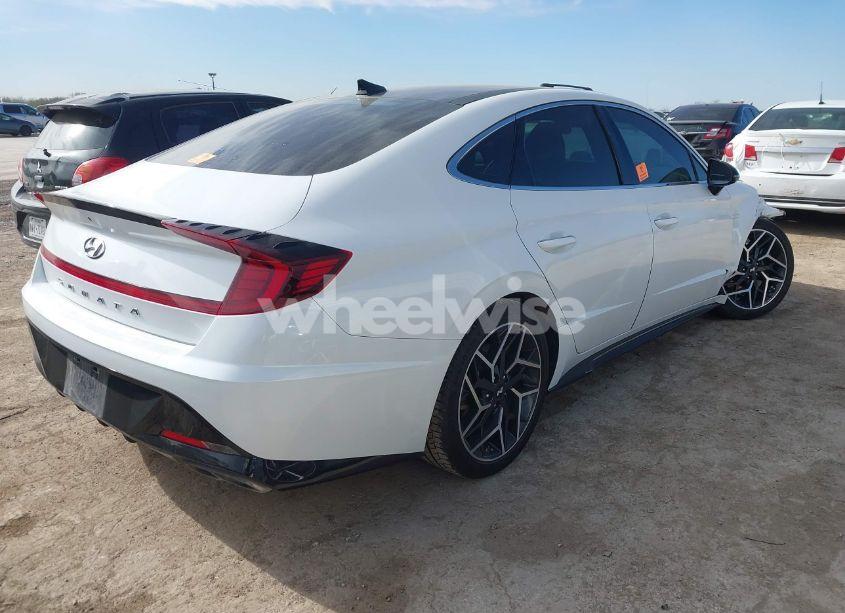 Photo 4 of 2021 Hyundai Sonata N LINE (VIN 5NPEK4JC5MH128470)
