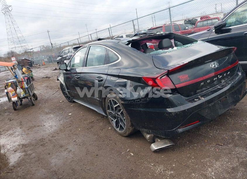 Photo 3 of 2021 Hyundai Sonata N LINE (VIN 5NPEK4JC6MH122516)