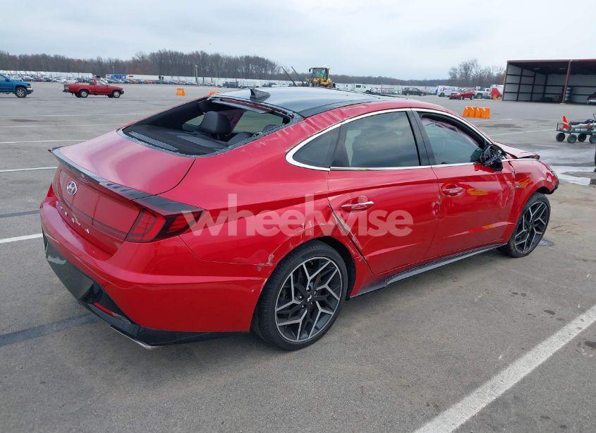 Photo 4 of 2021 Hyundai Sonata N LINE (VIN 5NPEK4JC7MH122301)