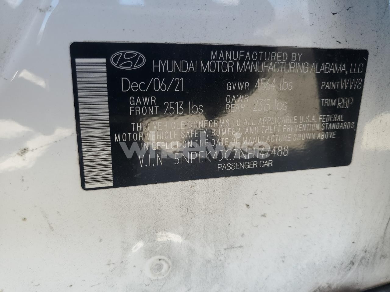 Photo 12 of 2022 HYUNDAI SONATA N LINE (VIN 5NPEK4JC7NH147488)