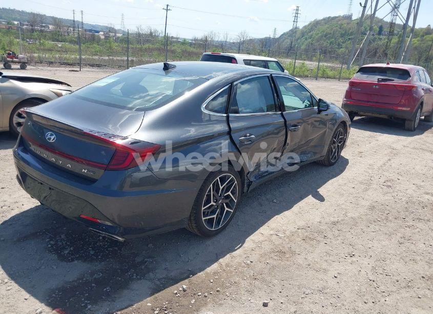Photo 4 of 2022 Hyundai Sonata N LINE (VIN 5NPEK4JC7NH149497)