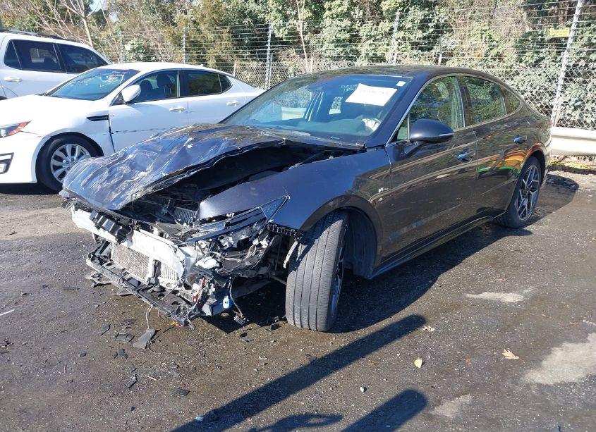Photo 2 of 2021 Hyundai Sonata N LINE (VIN 5NPEK4JC8MH130147)