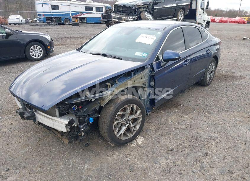 Photo 2 of 2021 Hyundai Sonata SEL (VIN 5NPEL4JA2MH083953)