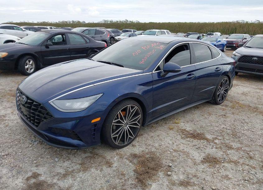 Photo 2 of 2021 Hyundai Sonata SEL (VIN 5NPEL4JAXMH128542)