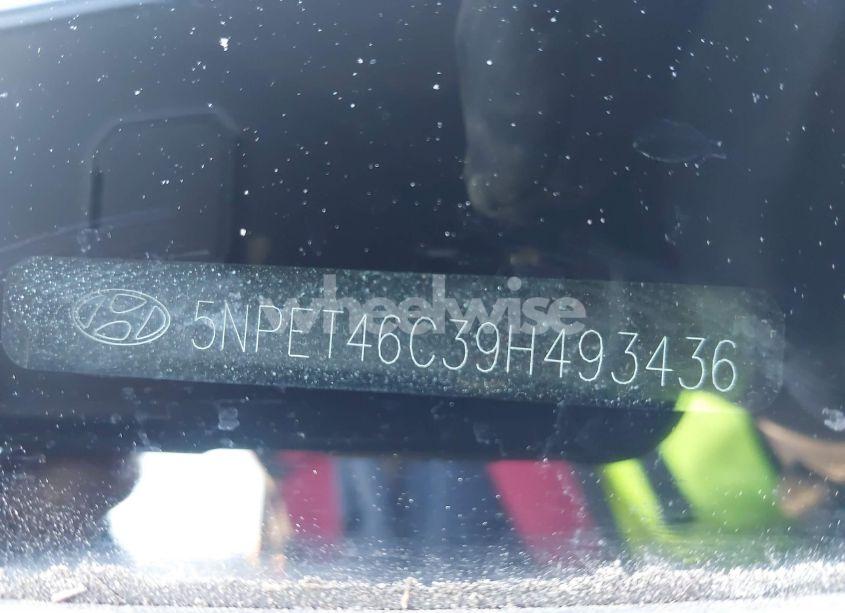 Photo 9 of 2009 Hyundai Sonata GLS (VIN 5NPET46C39H493436)