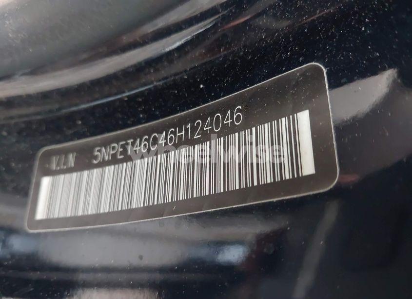 Photo 8 of 2006 Hyundai Sonata GL (VIN 5NPET46C46H124046)