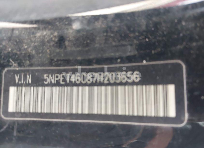 Photo 9 of 2007 Hyundai Sonata GLS (VIN 5NPET46C87H203656)