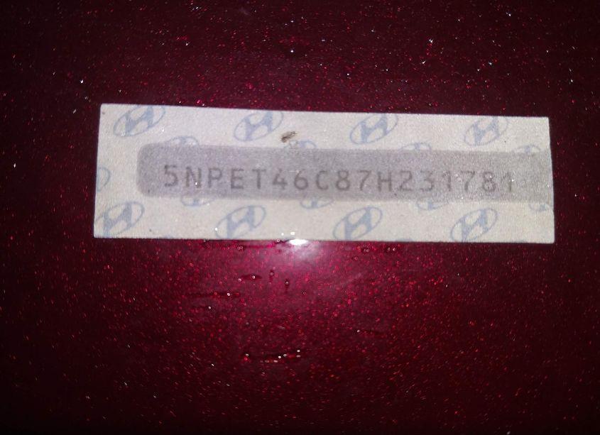 Photo 9 of 2007 Hyundai Sonata GLS (VIN 5NPET46C87H231781)