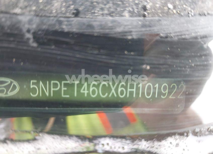 Photo 12 of 2006 Hyundai Sonata GL (VIN 5NPET46CX6H101922)