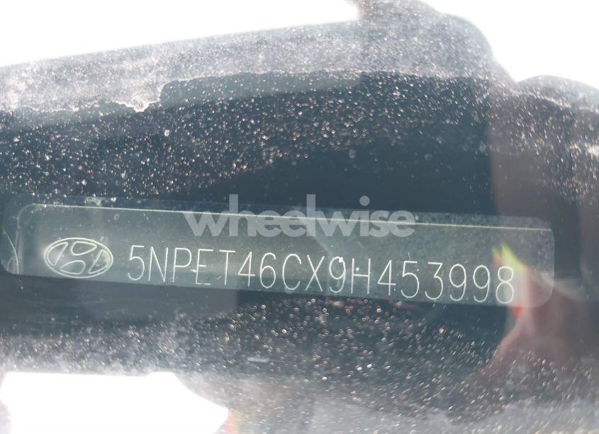 Photo 9 of 2009 Hyundai Sonata GLS (VIN 5NPET46CX9H453998)