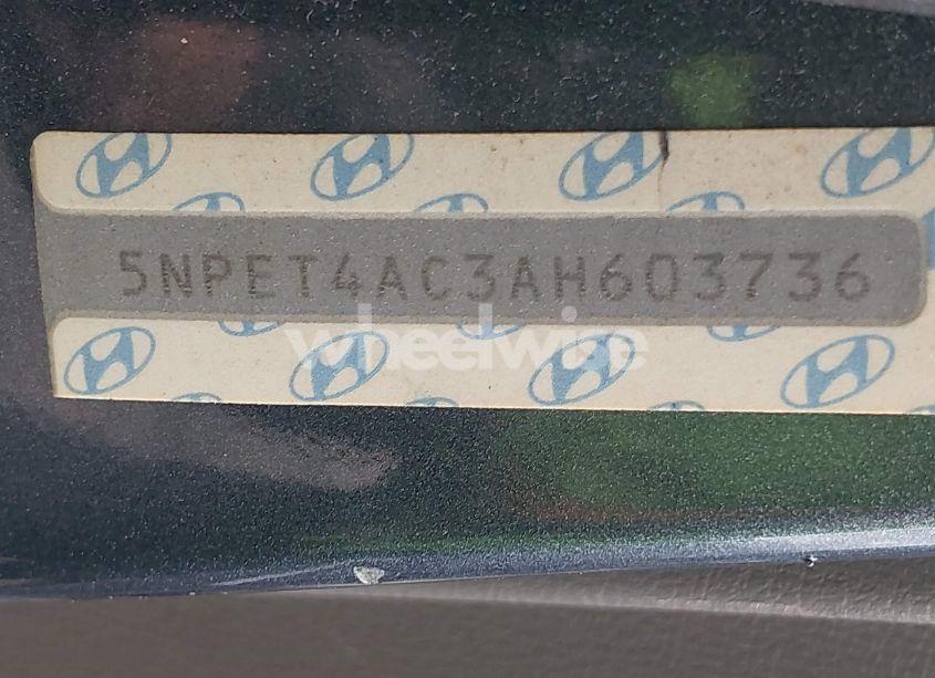 Photo 9 of 2010 Hyundai Sonata GLS (VIN 5NPET4AC3AH603736)