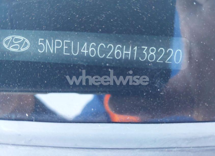 Photo 9 of 2006 Hyundai Sonata GLS (VIN 5NPEU46C26H138220)