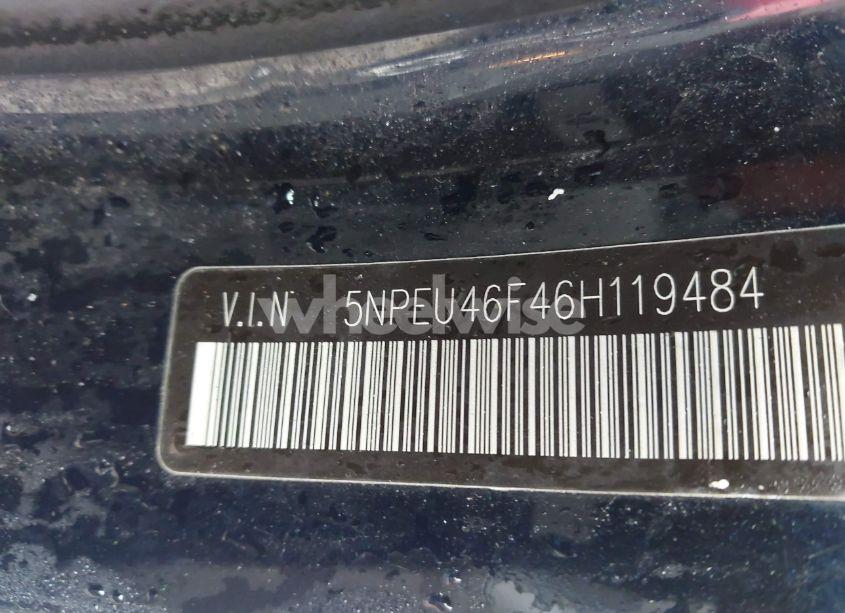 Photo 9 of 2006 Hyundai Sonata GLS V6/LX V6 (VIN 5NPEU46F46H119484)