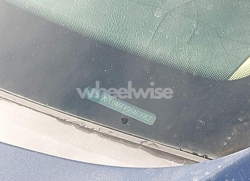 Photo 9 of 2009 Hyundai Sonata LIMITED V6 (VIN 5NPEU46F49H469962)