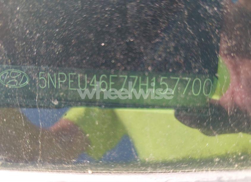 Photo 11 of 2007 Hyundai Sonata LIMITED/SE V6 (VIN 5NPEU46F77H157700)