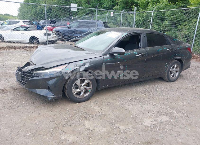 Photo 2 of 2021 Hyundai Elantra SE (VIN 5NPLL4AG0MH034844)