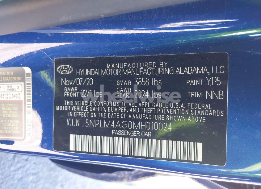 Photo 9 of 2021 Hyundai Elantra SEL (VIN 5NPLM4AG0MH010024)