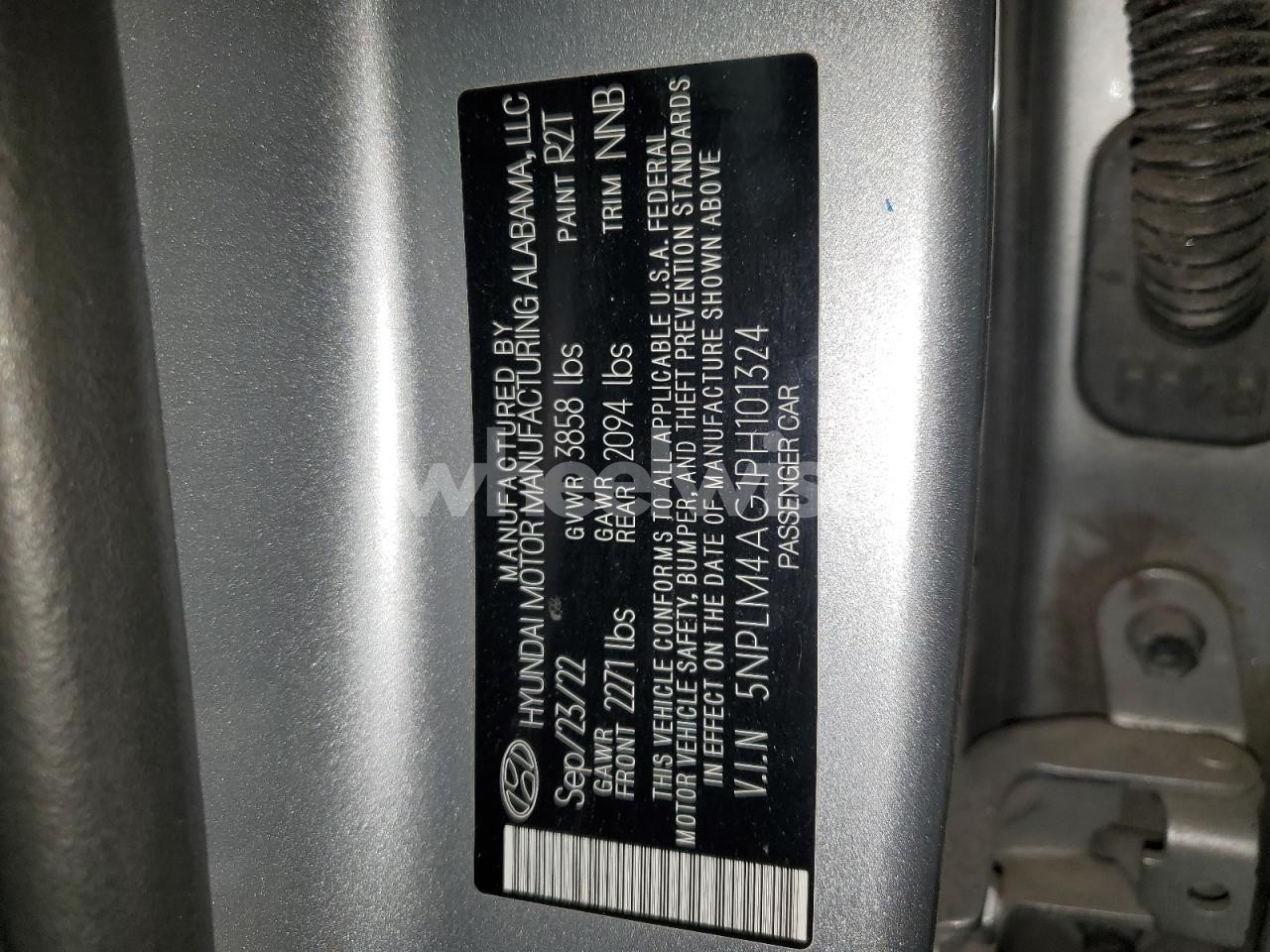 Photo 13 of 2023 HYUNDAI ELANTRA SEL (VIN 5NPLM4AG1PH101324)