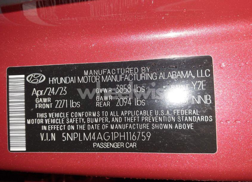 Photo 9 of 2023 Hyundai Elantra SEL (VIN 5NPLM4AG1PH116759)