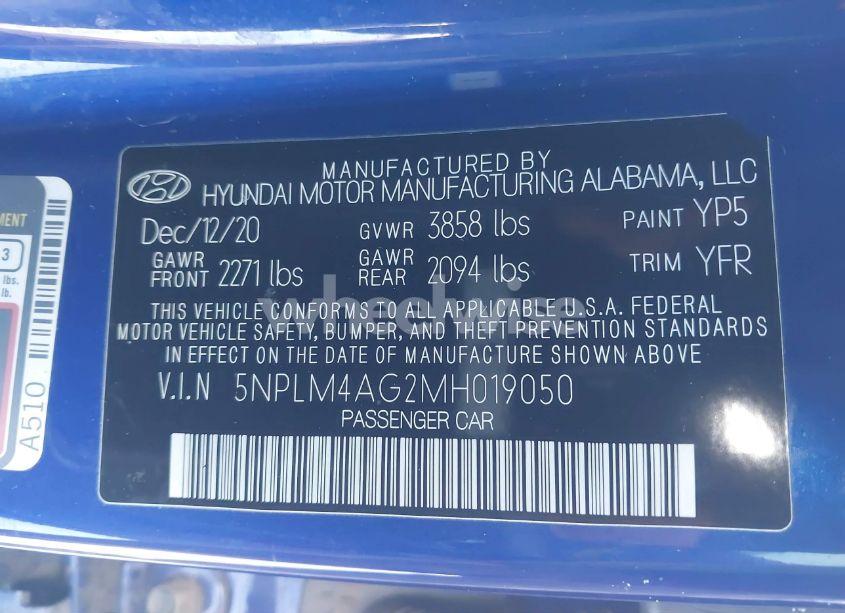 Photo 9 of 2021 Hyundai Elantra SEL (VIN 5NPLM4AG2MH019050)