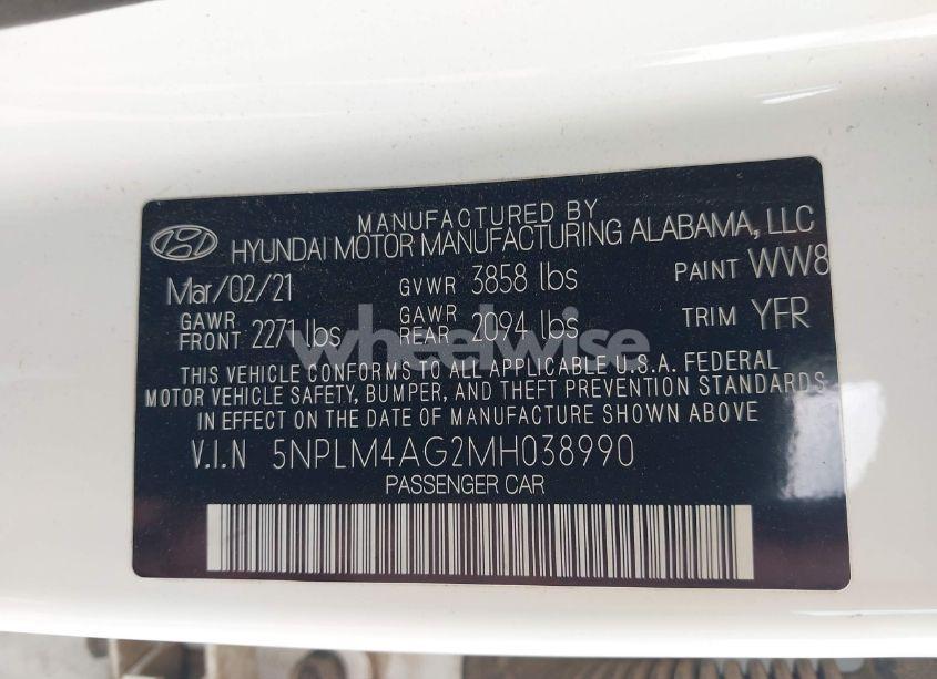Photo 9 of 2021 Hyundai Elantra SEL (VIN 5NPLM4AG2MH038990)