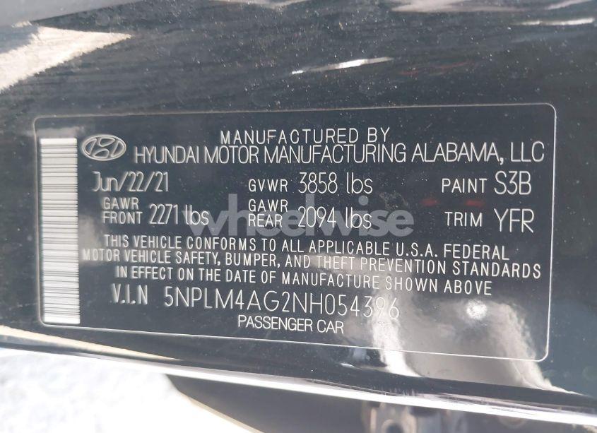 Photo 9 of 2022 Hyundai Elantra SEL (VIN 5NPLM4AG2NH054396)