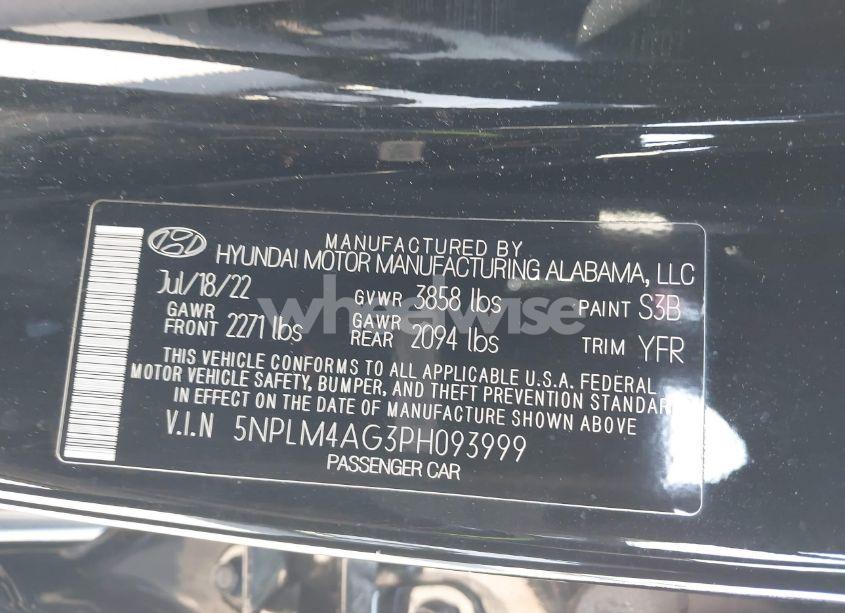 Photo 9 of 2023 Hyundai Elantra SEL (VIN 5NPLM4AG3PH093999)