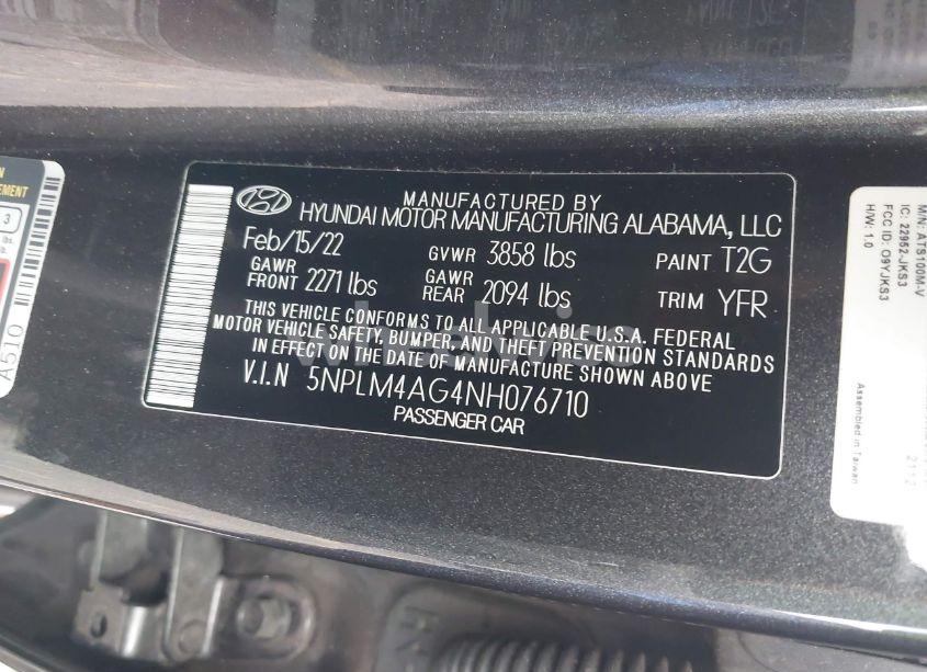 Photo 9 of 2022 Hyundai Elantra SEL (VIN 5NPLM4AG4NH076710)