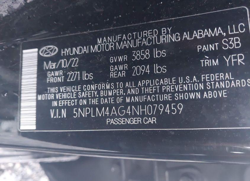 Photo 9 of 2022 Hyundai Elantra SEL (VIN 5NPLM4AG4NH079459)