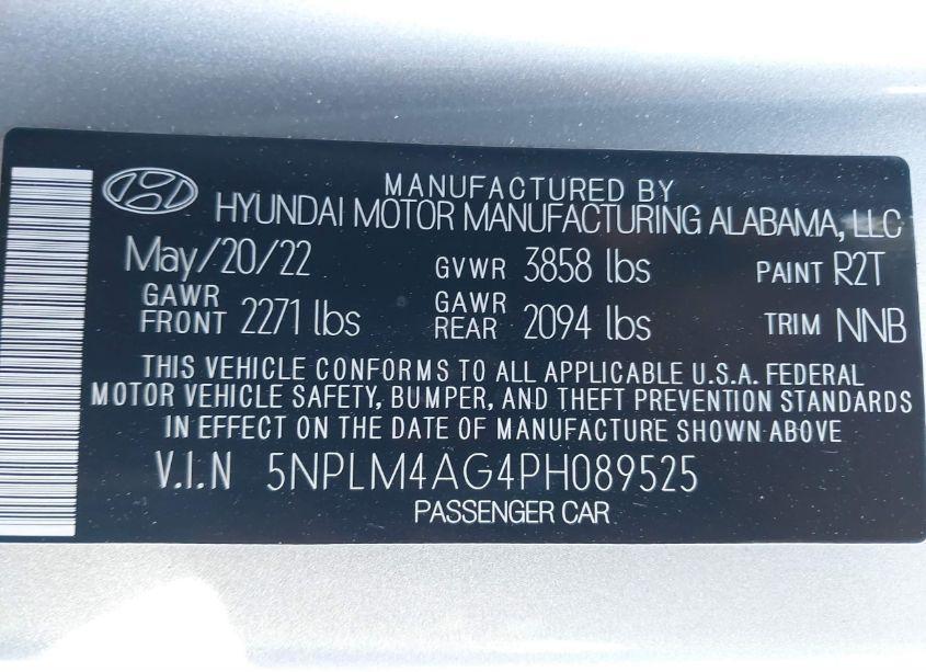 Photo 9 of 2023 Hyundai Elantra SEL (VIN 5NPLM4AG4PH089525)