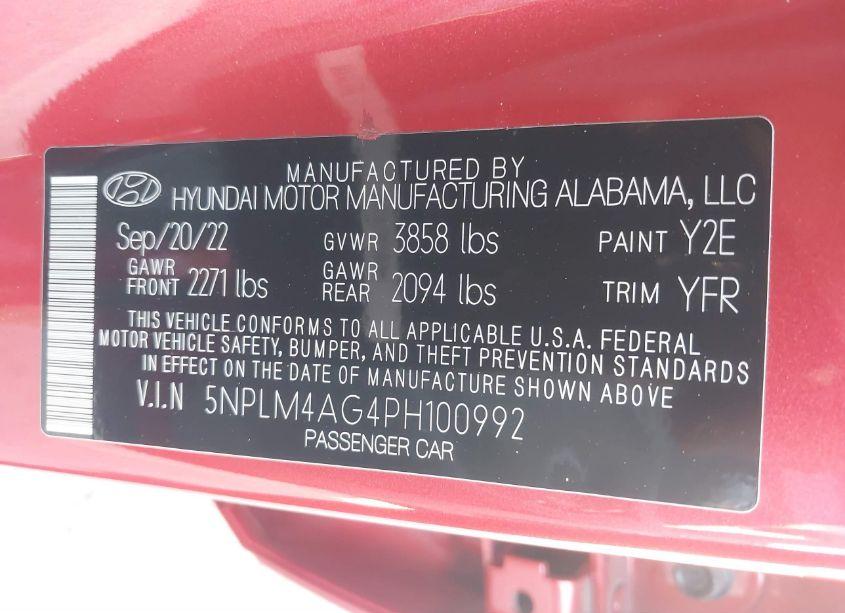 Photo 9 of 2023 Hyundai Elantra SEL (VIN 5NPLM4AG4PH100992)