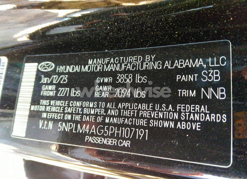 Photo 9 of 2023 Hyundai Elantra SEL (VIN 5NPLM4AG5PH107191)