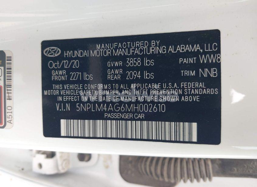 Photo 9 of 2021 Hyundai Elantra SEL (VIN 5NPLM4AG6MH002610)