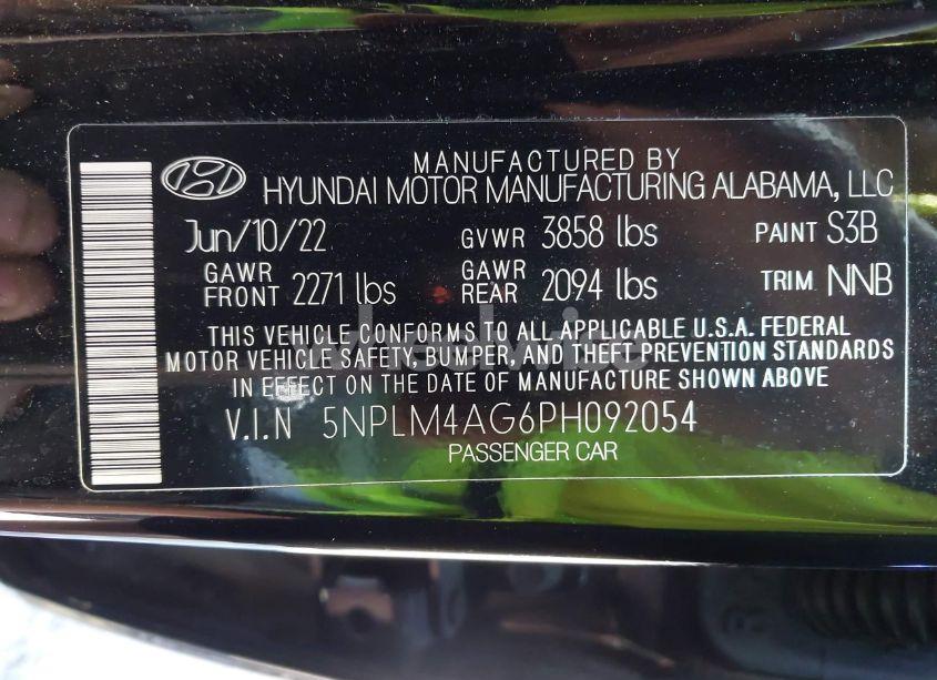 Photo 9 of 2023 Hyundai Elantra SEL (VIN 5NPLM4AG6PH092054)