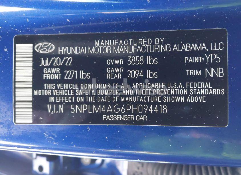 Photo 9 of 2023 Hyundai Elantra SEL (VIN 5NPLM4AG6PH094418)