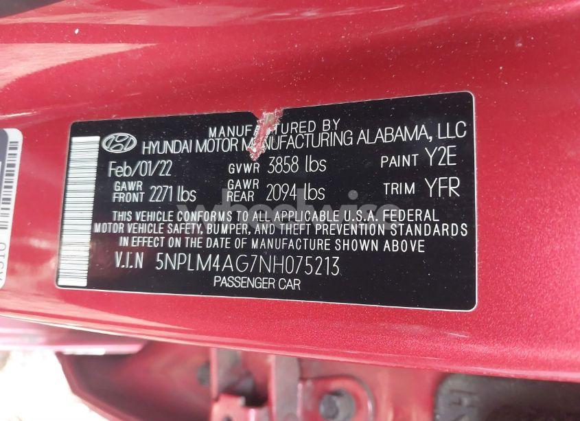 Photo 9 of 2022 Hyundai Elantra SEL (VIN 5NPLM4AG7NH075213)