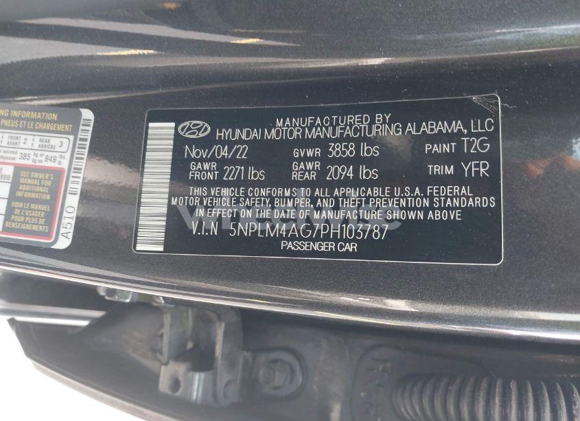 Photo 9 of 2023 Hyundai Elantra SEL (VIN 5NPLM4AG7PH103787)