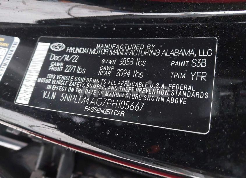 Photo 9 of 2023 Hyundai Elantra SEL (VIN 5NPLM4AG7PH105667)