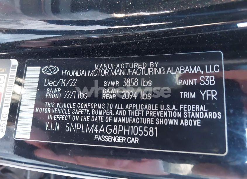 Photo 9 of 2023 Hyundai Elantra SEL (VIN 5NPLM4AG8PH105581)