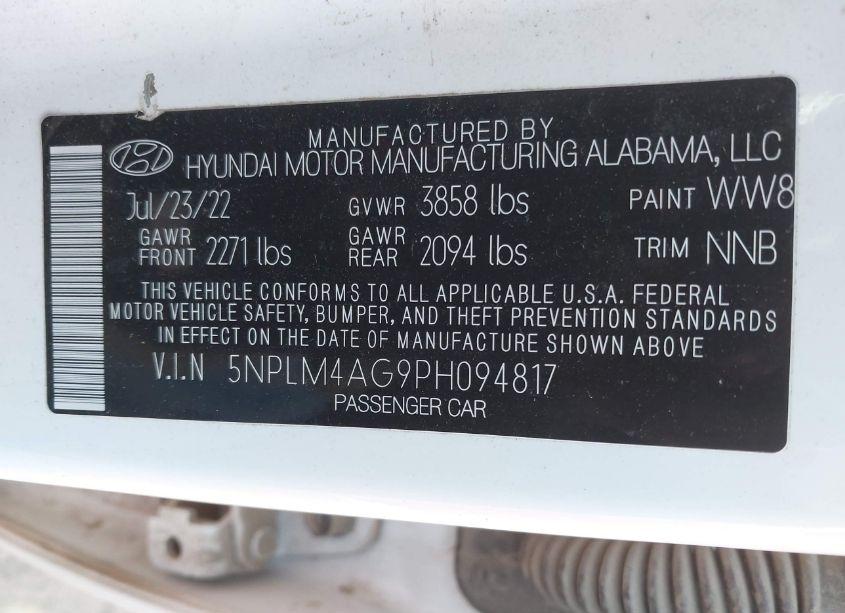 Photo 9 of 2023 Hyundai Elantra SEL (VIN 5NPLM4AG9PH094817)