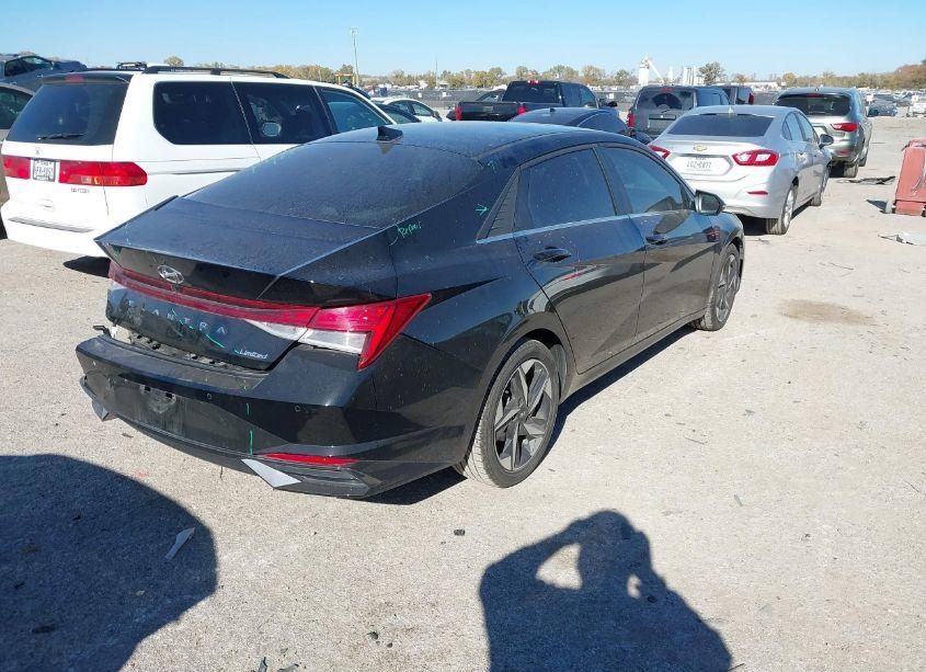 Photo 4 of 2021 Hyundai Elantra LIMITED (VIN 5NPLP4AG0MH016171)