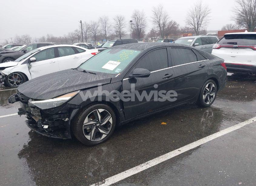 Photo 2 of 2021 Hyundai Elantra LIMITED (VIN 5NPLP4AG0MH022911)
