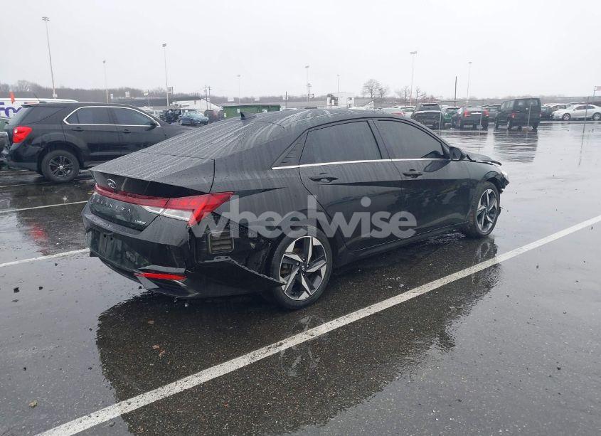 Photo 4 of 2021 Hyundai Elantra LIMITED (VIN 5NPLP4AG0MH022911)