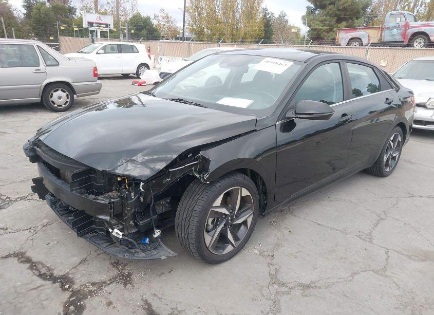 Photo 2 of 2021 Hyundai Elantra LIMITED (VIN 5NPLP4AG0MH024013)