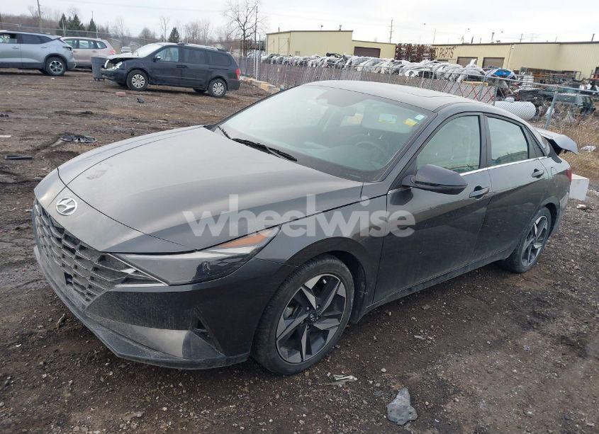 Photo 2 of 2022 Hyundai Elantra LIMITED (VIN 5NPLP4AG0NH082740)