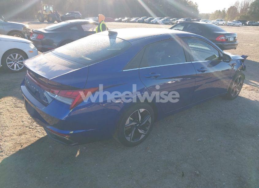 Photo 4 of 2021 Hyundai Elantra LIMITED (VIN 5NPLP4AG1MH036381)