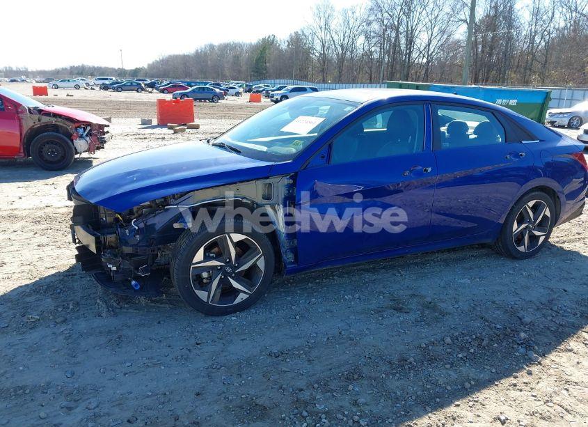 Photo 6 of 2021 Hyundai Elantra LIMITED (VIN 5NPLP4AG6MH009435)